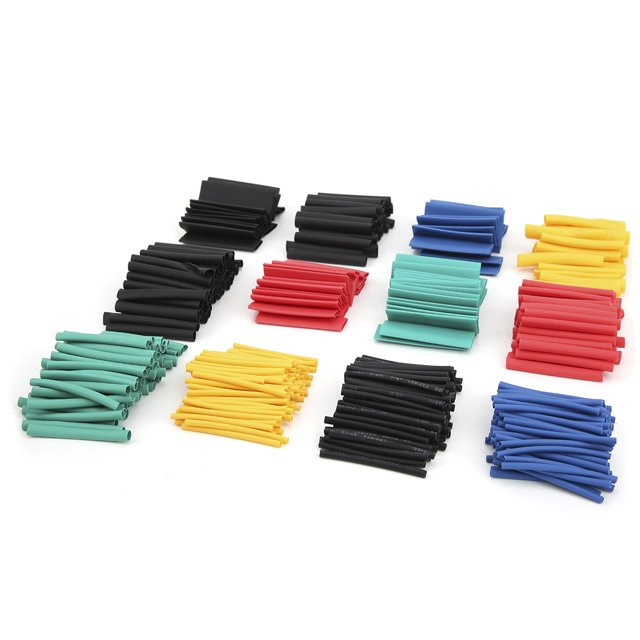 530pcs Tube Thermorétractable, Tube Rétractable, Manchons Combinés pour la Prévention de la Rouille pour le Raccordement de Fil de Protection contre la Corrosion à Domicile