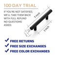 thumbnail image 3 of Ravinte 30 Pack | 5 Inch Cabinet Pulls Matte Black Stainless Steel Kitchen Drawer Pulls Cabinet Handles 5 InchLength, 3 Inch Hole Center, 3 of 5