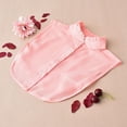 thumbnail image 3 of Langgg Faux Col pour Femmes, Design Simple, Couleur Unie, Demi-Chemise Formelle, Accessoire Décoratif Détachable, Rose Rond, 3 of 8