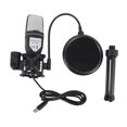 thumbnail image 2 of PC Microphone, Gaming Microphone USB Wired Noise Reduction with Tripod Stand for Studio, 2 of 7