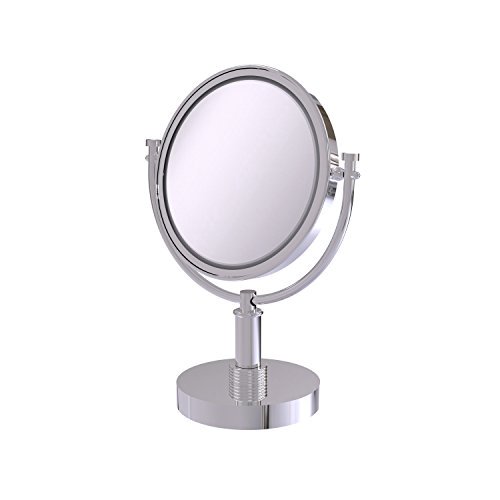 Allied Brass DM-4G/3X-PC 8 Inch Vanity Top Make-Up Mirror 3X Magnification Polished Chrome