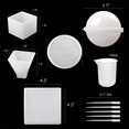 thumbnail image 2 of Silicone Molds for Resin Casting Silicone Resin Molds 5Pcs Resin Casting Molds Including Sphere Epoxy Resin Molds Silicone Silicone Molds for Epoxy Resin Round Silicone Molds for Resin, 2 of 8