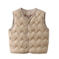 thumbnail image 1 of Baby Winter Coat Hooded Waistcoat Solid Cute Fall Winter Fashion, 1 of 5