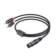 thumbnail image 2 of 3 Pin XLR Female to Dual Male Y Splitter Cable,Mixer Amplifier Audio Cable,Stereo Audio Interconnect Cable, 3 Meter, 2 of 8