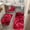 🔥 Red, variant on Sentmoon Living Room Area Rug Mixed Color Bath Mats 3 Set Large Size Winter Bathroom Rugs for 3 Pcs Toilet Mats Soft Water Absorption Non Slide Thick Washable Easiler To Dry Dark