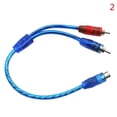 thumbnail image 1 of Car MP3 Audio RCA Y Splitter Cable Adapter Cord Converter for Car AUX Amplifier, 1 of 1
