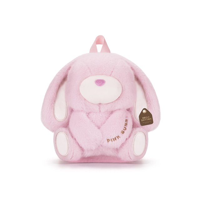 Zoyzoii – Sac à Dos en Peluche pour Enfants : Lapin
