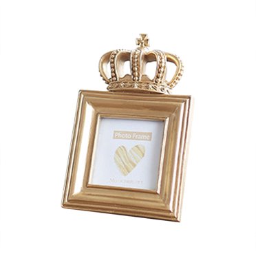 3inch Resin Photo Frame Decorative Luxury Picture Frame with Kickstand for Standing on Table(Style E)