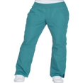 thumbnail image 4 of CHOK Workwear Originals Women‘s Scrubs Pant Mid Rise Straight Leg Pull-On Cargo WW210, 4 of 7