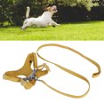 thumbnail image 1 of Harnais pour Chien avec Corde de Traction, Réglable à Quatre Points, Matériau en Suède, Gingembre, Sangle de Poitrine Incluse, 1 of 7