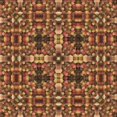 thumbnail image 1 of Ahgly Company Tapis de Zone Carré Orange Lavable en Machine, 4 Pieds Carré, 1 of 7