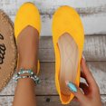 thumbnail image 5 of B91xZ Mocassins Confortables pour Femmes Chaussures Bateau, Jaune 8, 5 of 5
