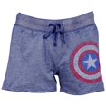 thumbnail image 1 of Captain America 808016-XS Captain America Symbol Juniors Sleep Shorts - Extra Small, 1 of 3