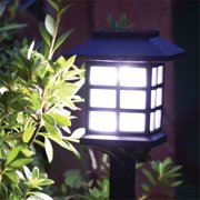 Dvkptbk Led Outdoor Solar Lights, Land-Scape Spotlights, Garden Lights, Wireless Solar Powered Outdoor Lights/Lighting for Yard, Walkway Solar Lights Home Essentials