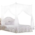 thumbnail image 2 of Fyydes Four Corner Mosquito Net, Bedroom Mosquito Netting,Luxury Princess Three Side Openings Post Bed Curtain Canopy Netting Mosquito Net Bedding, 2 of 11