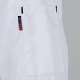 thumbnail image 2 of facefd Veste de Chef à Manches Longues Manteau d'Hôtel Serveurs Uniforme de Cuisine Hauts Blanc 3TG, 2 of 8