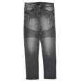 thumbnail image 1 of Jean en Denim Coupe Droite pour Homme Style Biker, 1 of 2