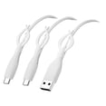 thumbnail image 2 of Amzcrzy Silicone Mobile Phone Data Cable Protective Cover Opposition Bend And Break Charging Cable Head Cover Three Piece Set Suitable For Android And Apples Silicone data cable protective sheath, 2 of 6