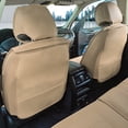 thumbnail image 3 of Maidao Car Seat Covers Full Set for FIAT for Tipo 2015-Present 5 Seats Leather Compatible Airbag Water Resistant Front Rear Cushion Protector Beige, 3 of 6