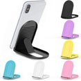 thumbnail image 1 of Support de Cellulaire, Lot de 6 Support de Cellulaire Pliable de Bureau Réglable Universel Multi-Angle pour Bureau Tablette iPad Mini iPhone X/8/7 Plus/7/6s/6 Samsung Galaxy, Noir, Blanc, Bleu Lot de 6, 1 of 5