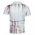 thumbnail image 4 of Cameland Ensemble Estival de Survêtement pour Hommes, Chemise Mode Décontractée à Manches Courtes, Blouse et Chemise à Col Rabattu à Manches Courtes, 4 of 5