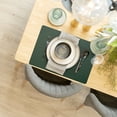 thumbnail image 2 of WHEANG Leather Placemat Home Double Sided Rectangular Insulated Table Mat Restaurant Hotel Western Food Mat Waterproof Dinner Plate Mat, 2 of 3
