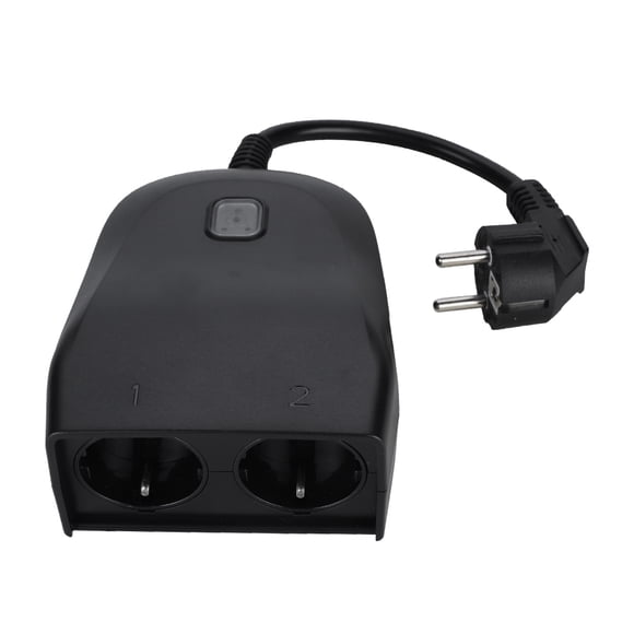 MAYUJIAA Wifi Smart Voice Plug Wireless Remote Control Switch Outlet with 2 Individual Sockets AF323-3396