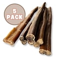 thumbnail image 2 of Purely Paws All-Natural Beef Bully Sticks - Very Thick, Safe, Digestible Dog Chews - Long-Lasting, Low-Odour, Rawhide Free - (12 Inch, 5 Count), 2 of 7