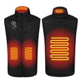 thumbnail image 4 of Heated Vest for Women Smart Controller Sleeveless Floral Print Lights Out Design Heated Jackets for Women Plus Size, 4 of 9