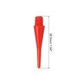 thumbnail image 2 of Uxcell Plastic Dart Tips 100 Pack 2BA Thread Soft Dart Tips Red, 2 of 7