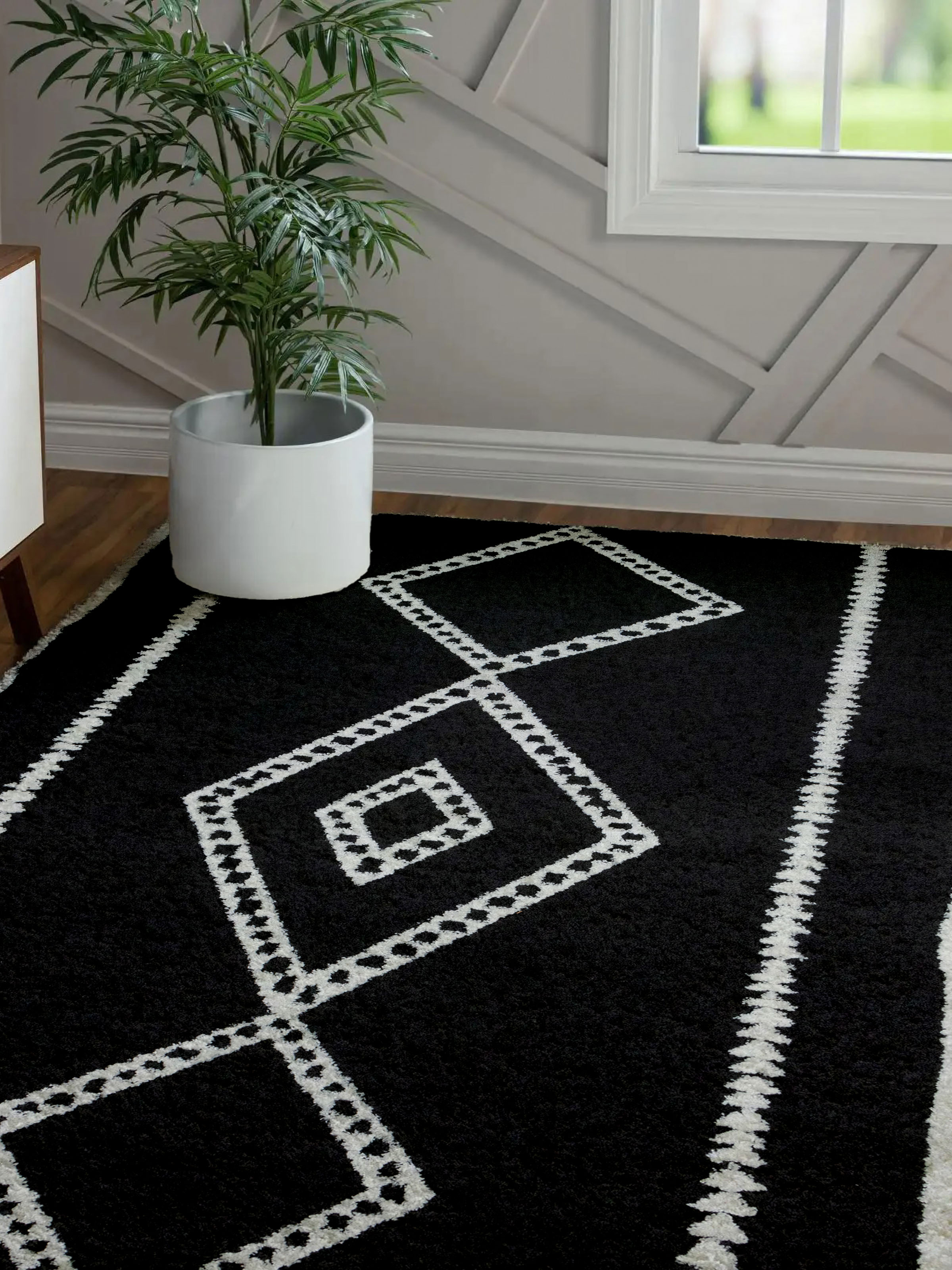 ECARPET Zelda Tapis pour Salon, Chambre, Salle A Manger, Entrée, Couloir et Plus Encore.