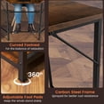 thumbnail image 4 of Giantex Bureau d'Ordinateur en L, Bureau d'Angle Industriel, Table pour PC Portable pour la Maison et le Bureau, 4 of 6