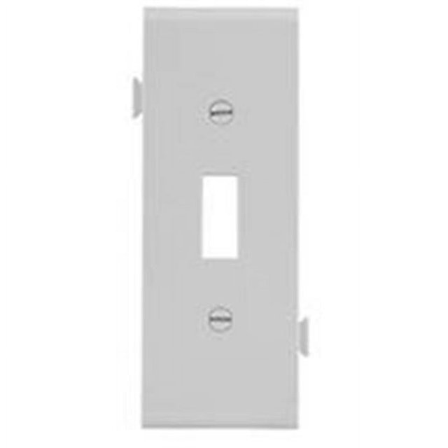 Cooper Wiring Snap-Tog Toggle Cntr Plt White STC1W