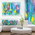thumbnail image 1 of Hand drawn Multi color Floral Pattern - Large Abstract Canvas Wall Art, 1 of 3