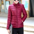 thumbnail image 2 of Hauts pour Femmes Manches Longues Mode Manteau pour Femmes Vêtement d'Extérieur Uni Garder au Chaud Manches Longues Hauts pour Dames, 2 of 9