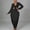 Black, variant on Gspmoly Summer Dresses, Women'S Sexy Solid Long Sleeve Lace-Up Fringe Dress Two Piece Vacation Dresses for Women Clearance