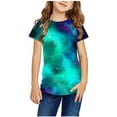 thumbnail image 2 of Penkiiy T-Shirts Garçons Filles T-Shirts Graphiques Imprimés Étoile 3D T-Shirts Col Rond Manches Courtes pour Enfants 4-5 Ans Multicolore, 2 of 4