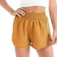 thumbnail image 4 of XZNGL Women Solid Running Shorts Sport Pant Elastic Waist Active Workout Pocket Shorts, 4 of 8