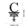 thumbnail image 1 of Spider Halloween Decoration Hang Tag Set with 26 Iron Letters 5.3 cm x 9 cm, Black Rope Included, 1 of 4