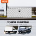 thumbnail image 2 of VEVOR Underbody Aluminum Truck Tool Box 36" x 14" x 16" Trailer RV Tool Storage, 2 of 8