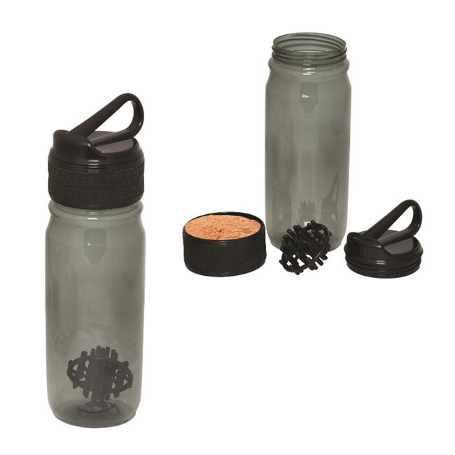 Debco WB8889 800 ml 27 oz Bay Bottle Shaker - Black