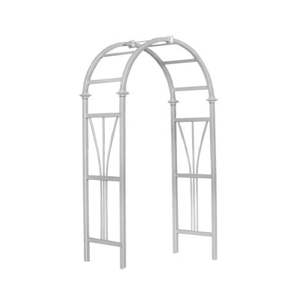 Vita Classic Dublin Arbor, White PVC Vinyl, VA68101-1