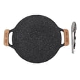 thumbnail image 2 of Korean Bbq Grill Pan, Metal Nonstick Grill Barbecue Plate Round Bbq Grill Pan Korean Barbecue Grill Korean Bbq Pan With Multifunctional Circular Frying Pan for Outdoor Camping, 2 of 7