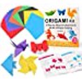 thumbnail image 3 of Origami Kit for Kids, 120 Sheets Origami Paper with Instructions Book, 6x6 Inch Square Easy Single Sided Color Folding Paper Set for Beginners Adults Kids Activity Birthday Christmas Gift, 3 of 15