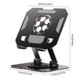 thumbnail image 3 of CREATITOY 1 Pc Foldable Metal Phone & Tablet Stand - Portable Desktop Holder for Devices, 3 of 6