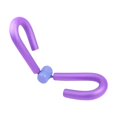 thumbnail image 1 of 1 Pce Tirette Dorsale de Yoga Multifonction Beauté Entraînement Physique X0E7, 1 of 1
