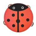 thumbnail image 2 of Instrument Toy Tambourine, Percussion Wooden Tambourine, For Performance For Musical Education For Beginner For Training, 2 of 8