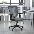 thumbnail image 2 of Scranton & Co Chaise de Bureau en Maille à Dossier Haut, Gris, 2 of 9