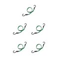 thumbnail image 1 of ZheElen 1/2/3/5 Durable Luggage Rope - Secure And Weather-resistant For Travel Easy Installation Straps With Hook green black 65cm 5PCS, 1 of 6