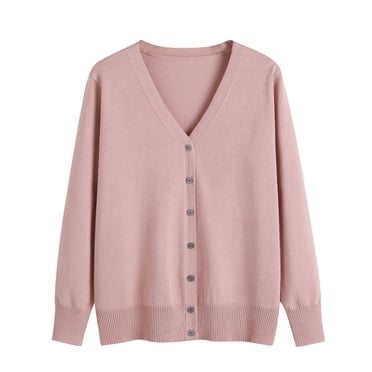 EGNMCR Cardigan Sweaters for Women, Sweaters for Women Women's New Spring And New Women's Sweater Cardigan V-neck Long Sleeve Plus Oversize Women's Cardigan Knitted Outer Women Sweater